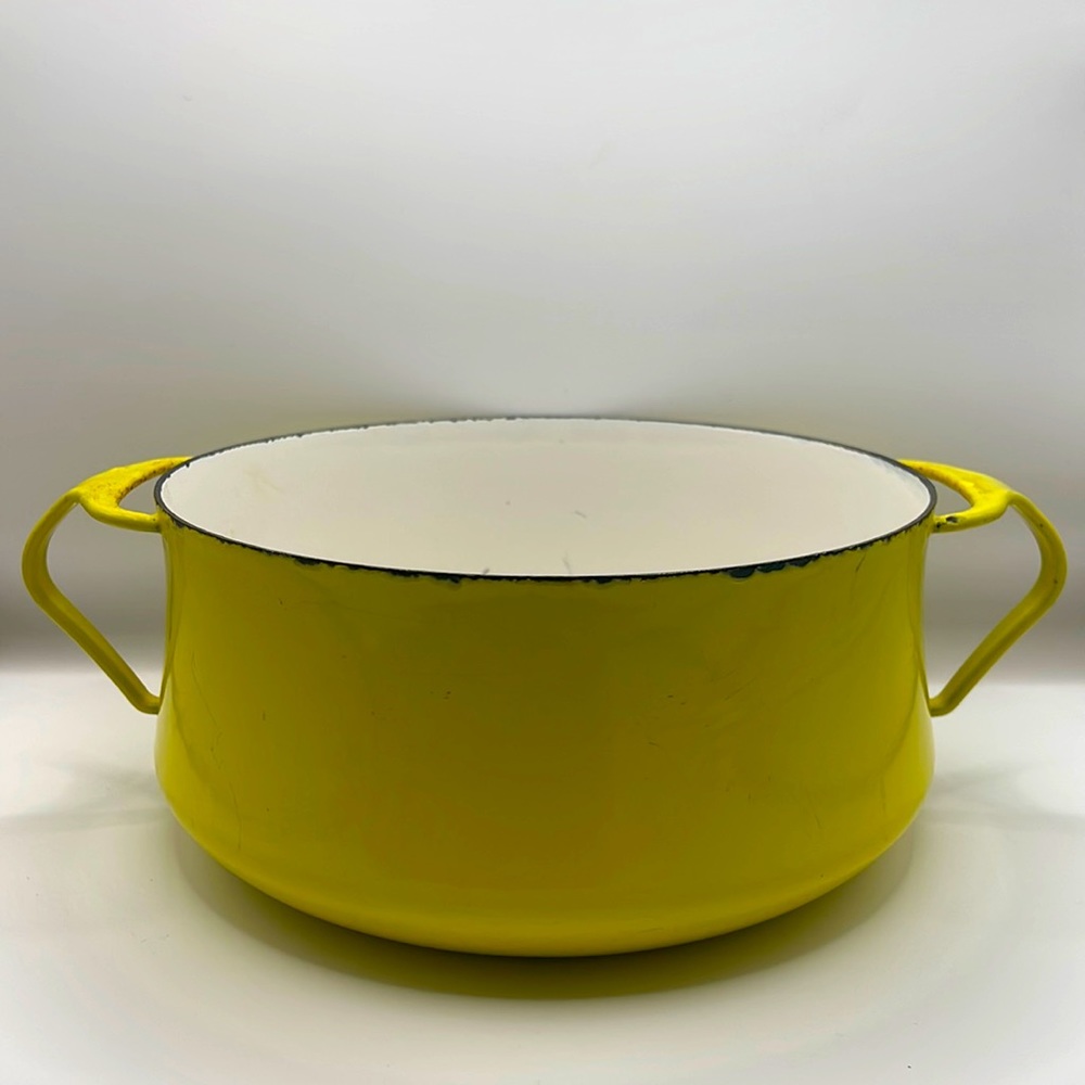 Dansk KOBENSTYLE Yellow 2 Quart Pot, No Lid, Vintage Dansk Designs Denmark